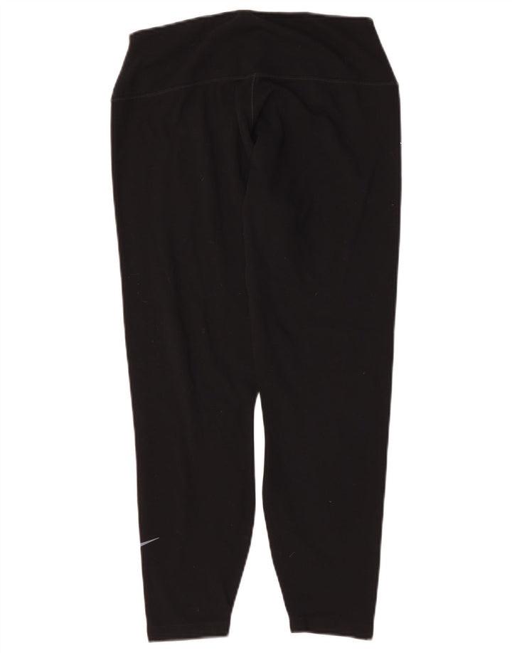 Leggings Nike Dri Fit da donna UK 16 Large Nero Poliestere