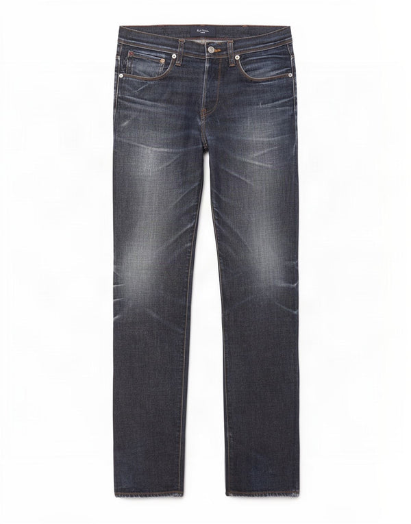 Jeans dritti da uomo Paul Smith W32 L34 cotone blu navy
