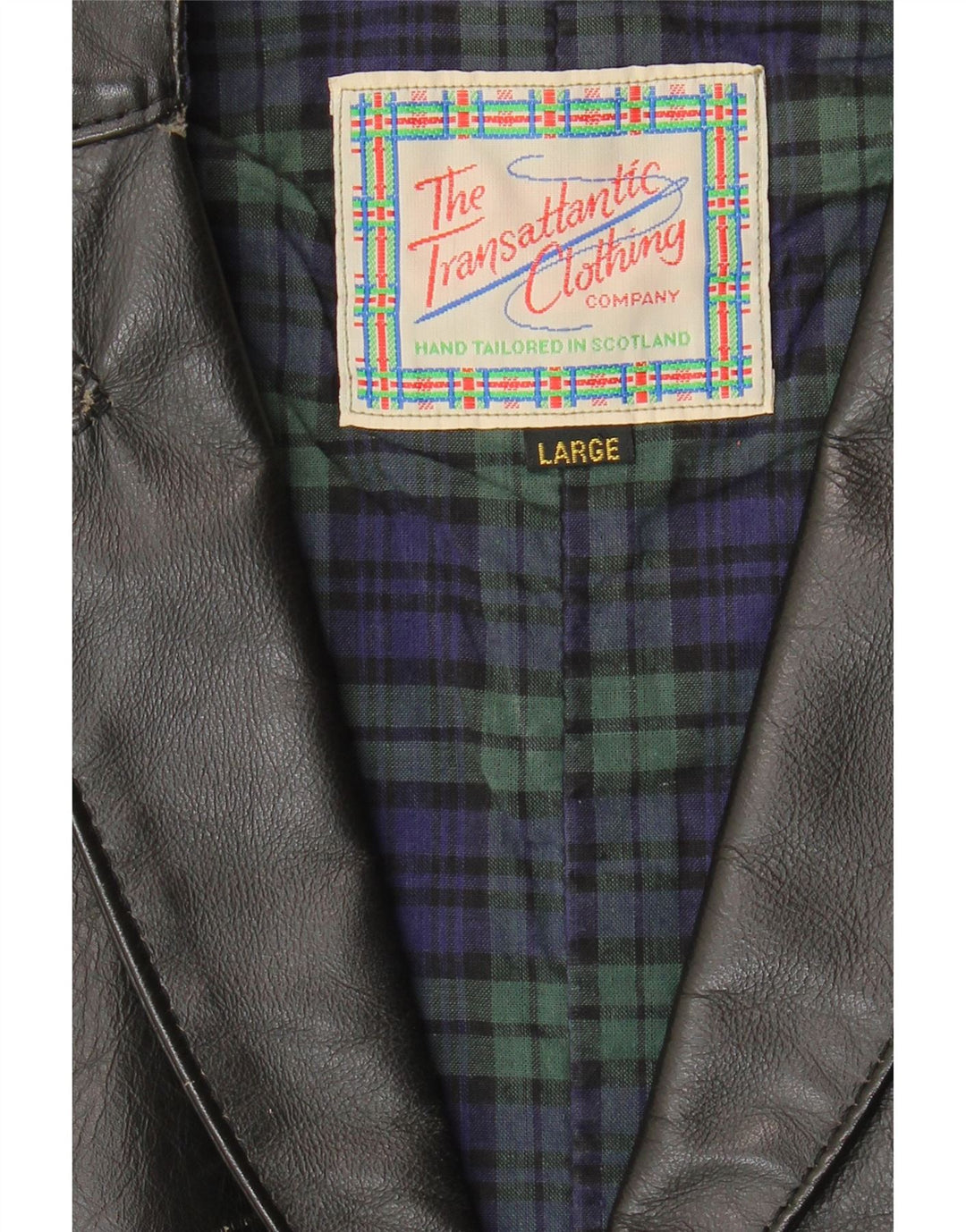 Gilet vintage da uomo grande nero