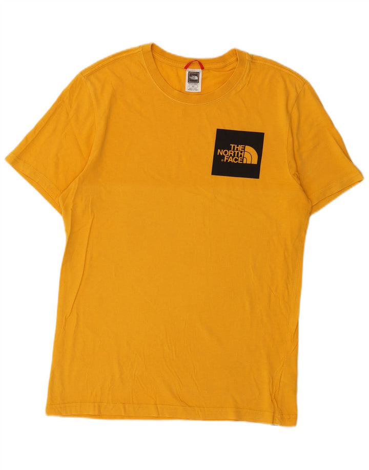 T-shirt da uomo The North Face Top Small in cotone giallo
