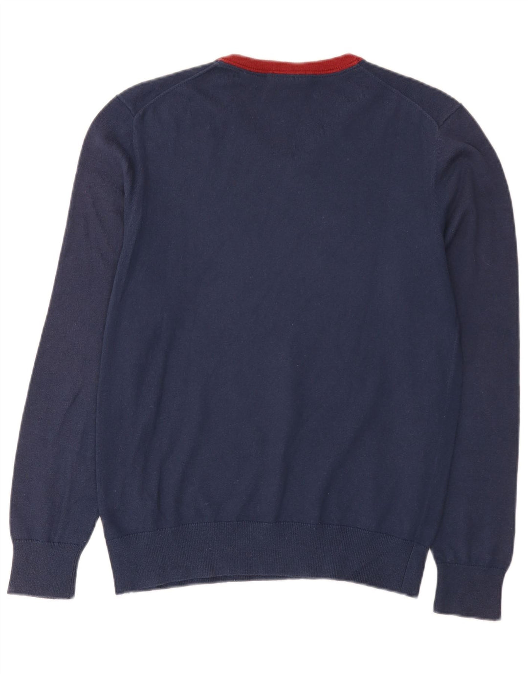 Maglione da uomo con scollo a V Timberland piccolo in cotone blu navy