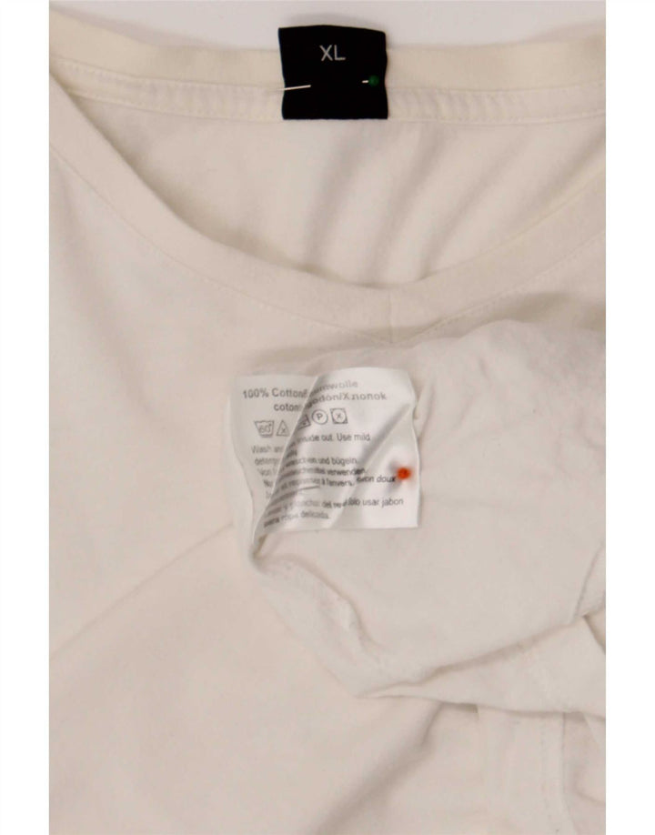 T-shirt da uomo Hugo Boss Top XL in cotone bianco