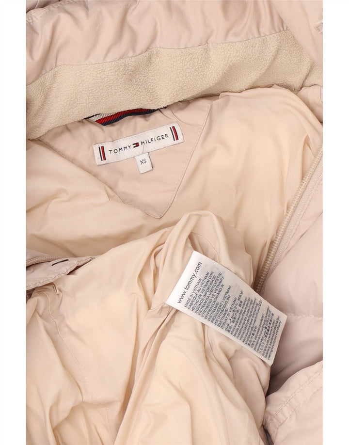 Giacca imbottita con cappuccio da donna Tommy Hilfiger UK 6 XS poliestere rosa