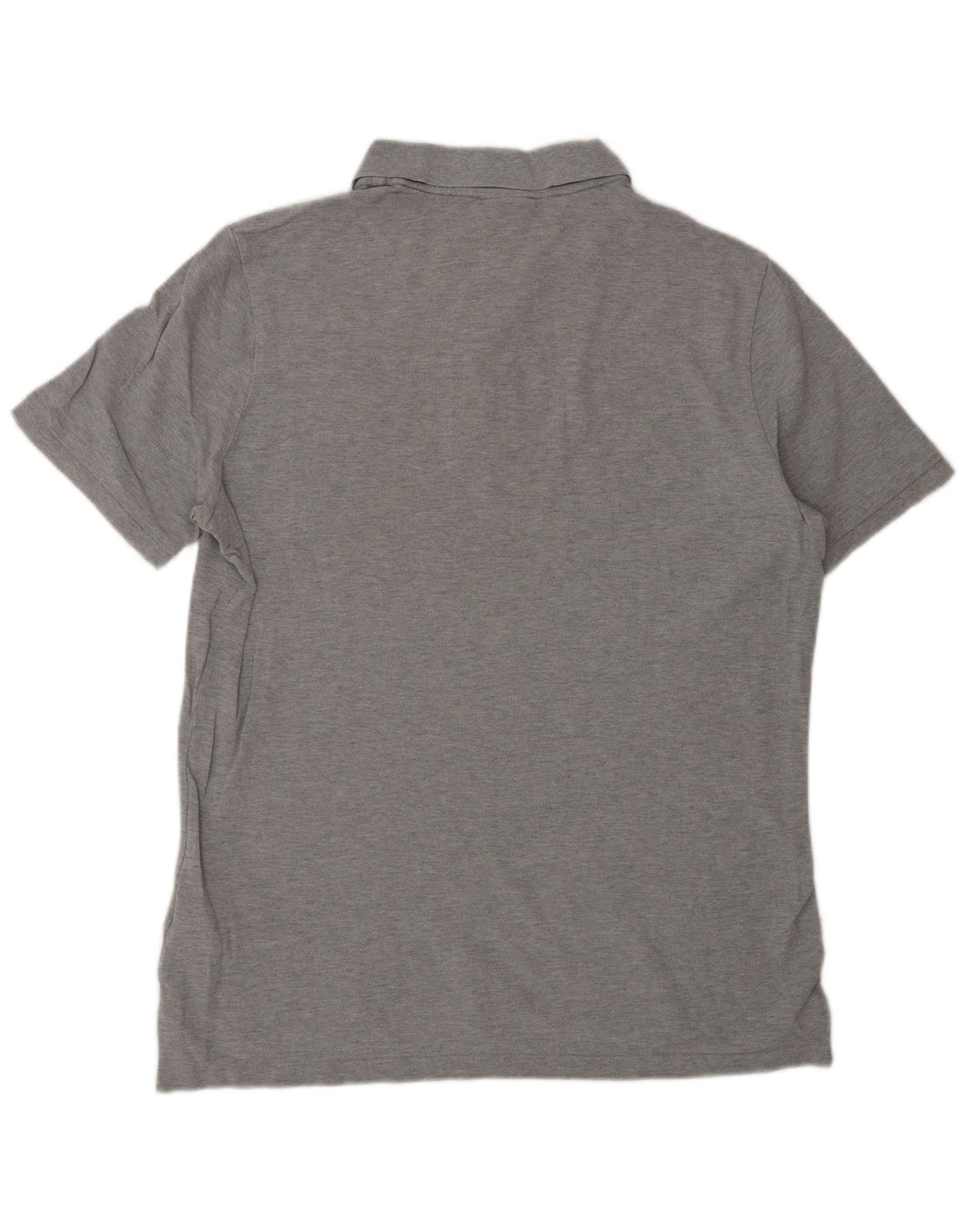 Polo Nike da uomo grande in cotone chiazzato grigio