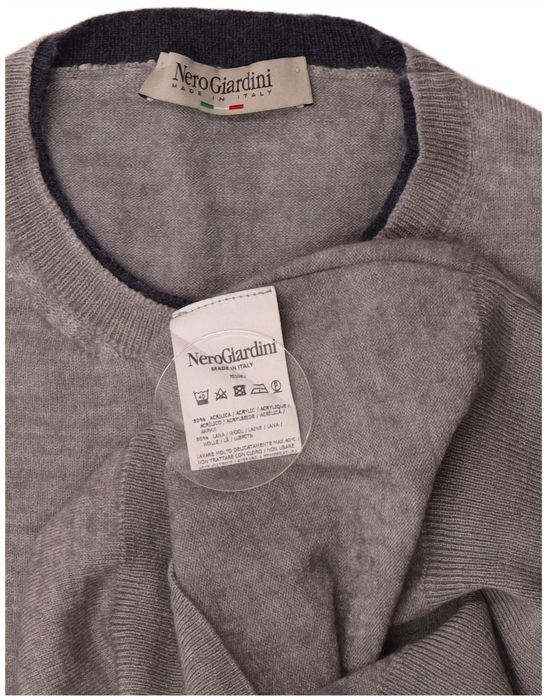 Nero Giardini Maglione Girocollo Bambino 11-12 Anni Grigio Chiazzato