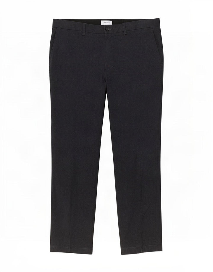 Pantaloni da abito slim fit da uomo Marks & Spencer W36 L31 poliestere grigio