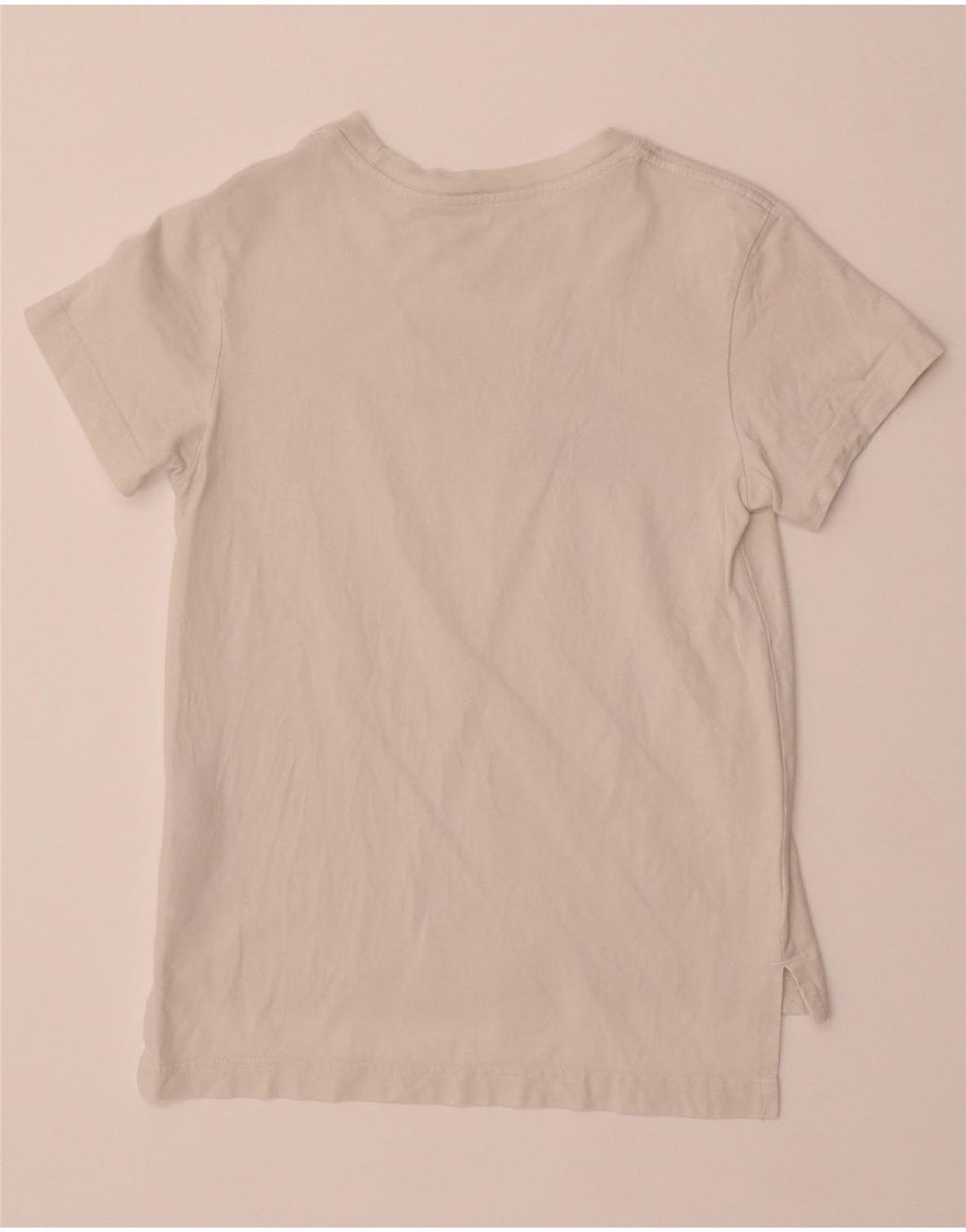 NIKE Boys Graphic T-Shirt Top 10-11 Years Medium  Off White Cotton Vintage Nike and Second-Hand Nike from Messina Hembry 