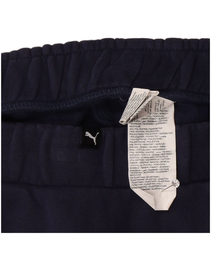 Pantaloni da tuta da uomo Puma Joggers Large Blu Navy in cotone