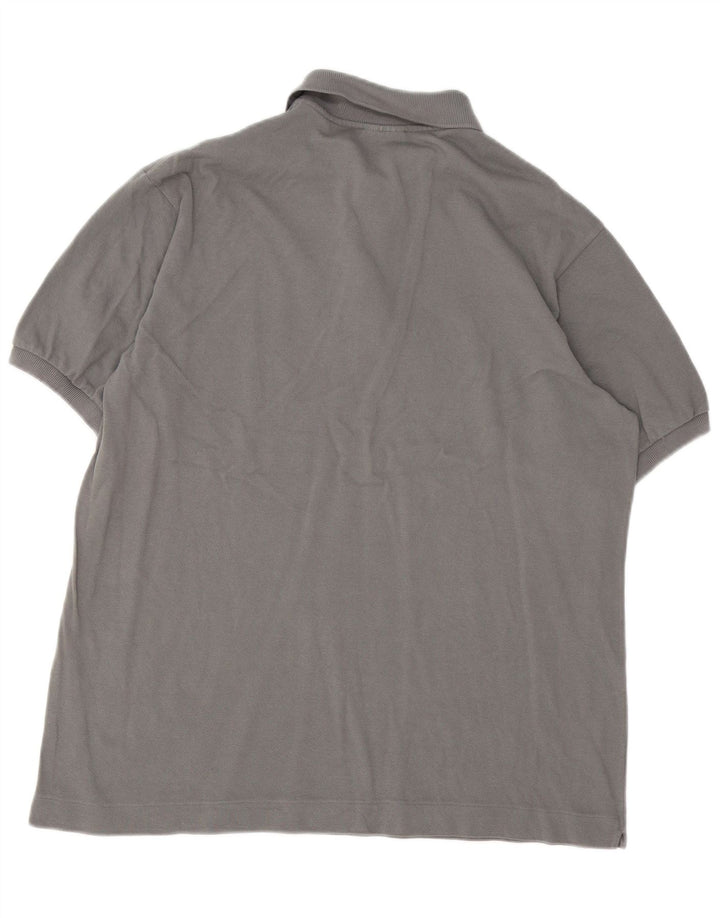 Polo da uomo Lacoste taglia 5 grande in cotone grigio