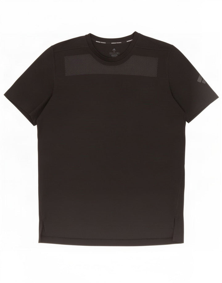 T-shirt Adidas Aeroready da uomo, media, in poliestere nero