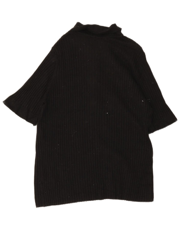 Polo da donna Marks & Spencer UK 18 XL viscosa nera