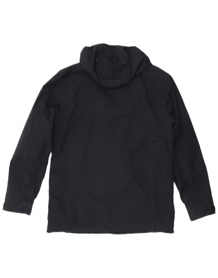 Giacca utilitaria con cappuccio da uomo Marks & Spencer UK 38 cotone blu navy medio