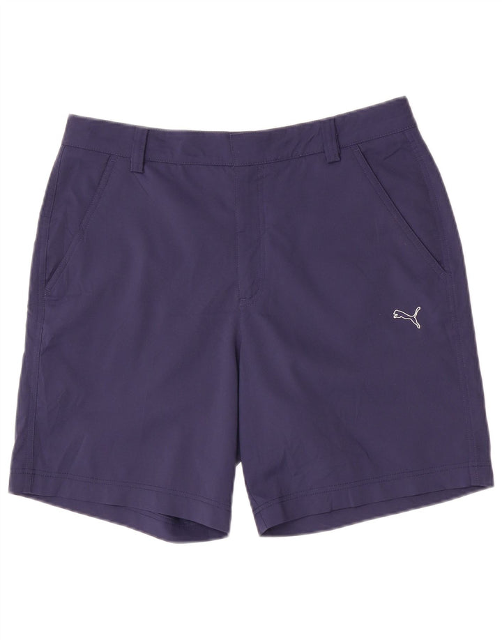Pantaloncini chino da donna Puma W32 grandi blu navy