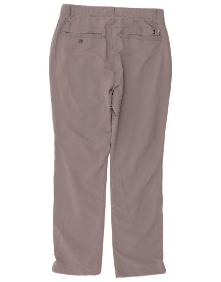 UNDER ARMOUR Womens Straight Chino Trousers W32 L29  Grey