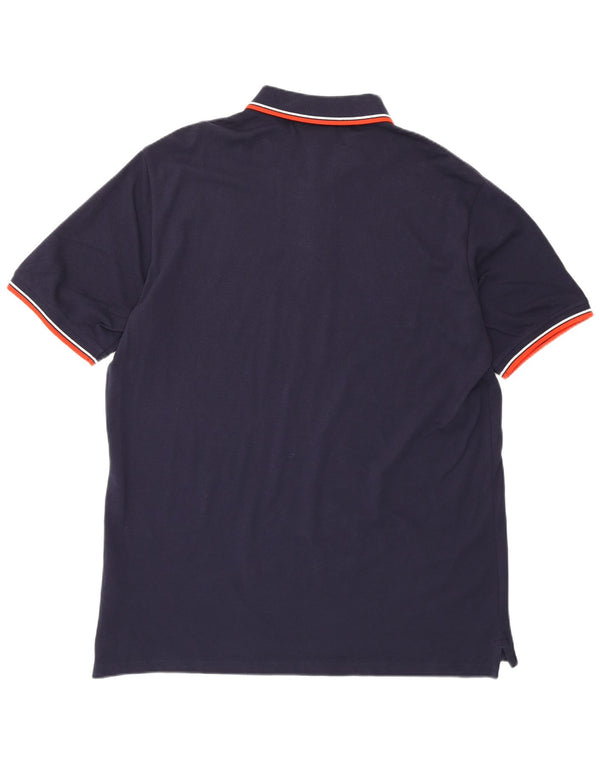 Polo da uomo Sergio Tacchini 2XL in cotone blu navy