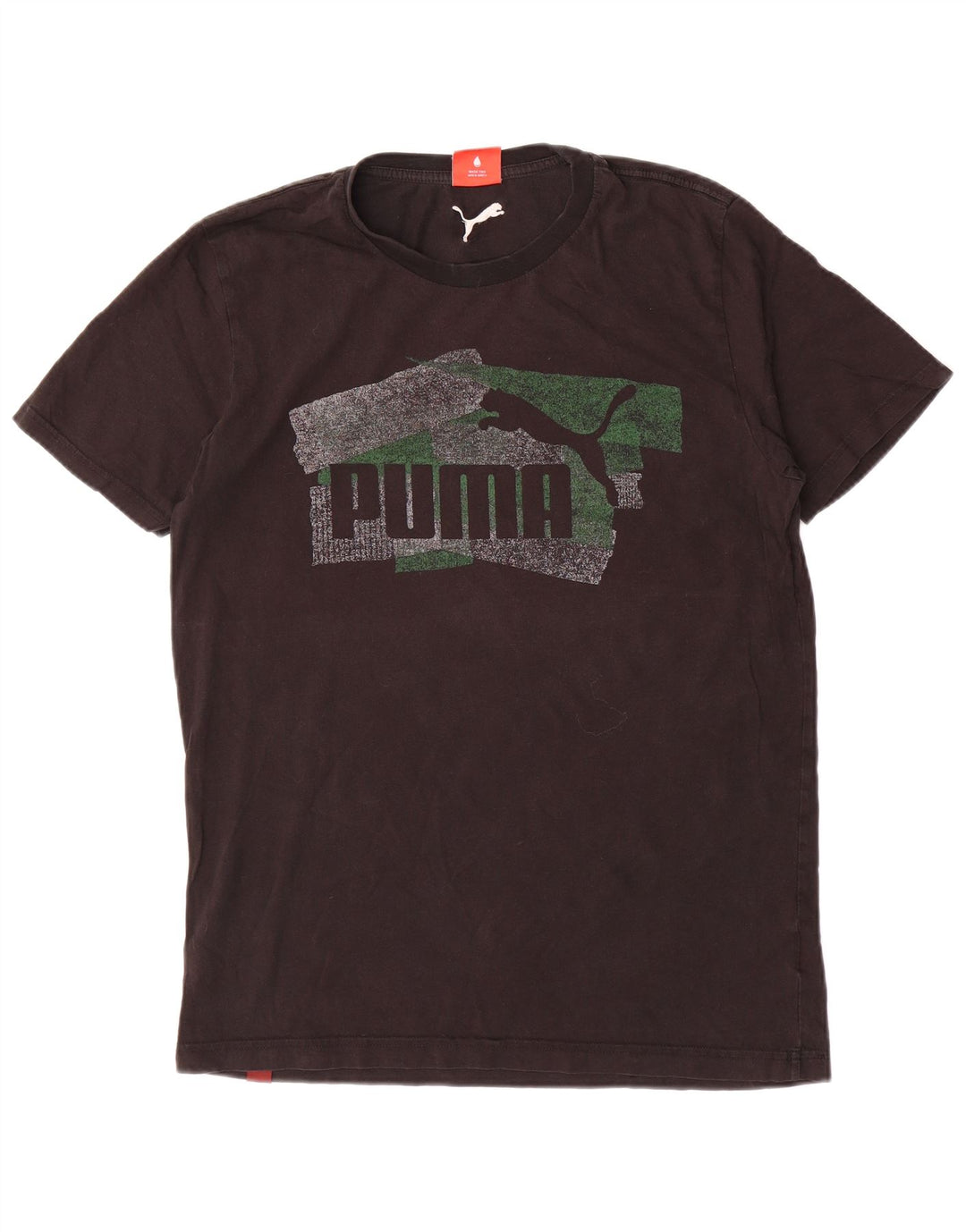 T-shirt grafica da uomo PUMA Top medio blu navy