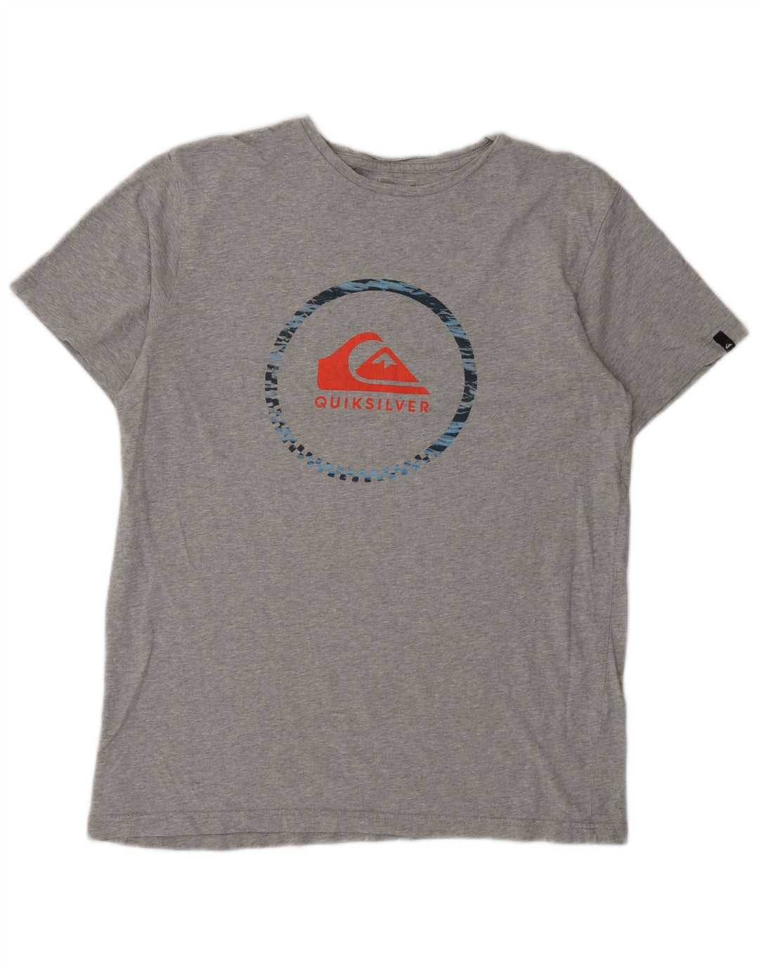 T-shirt grafica da uomo Quiksilver grande grigia
