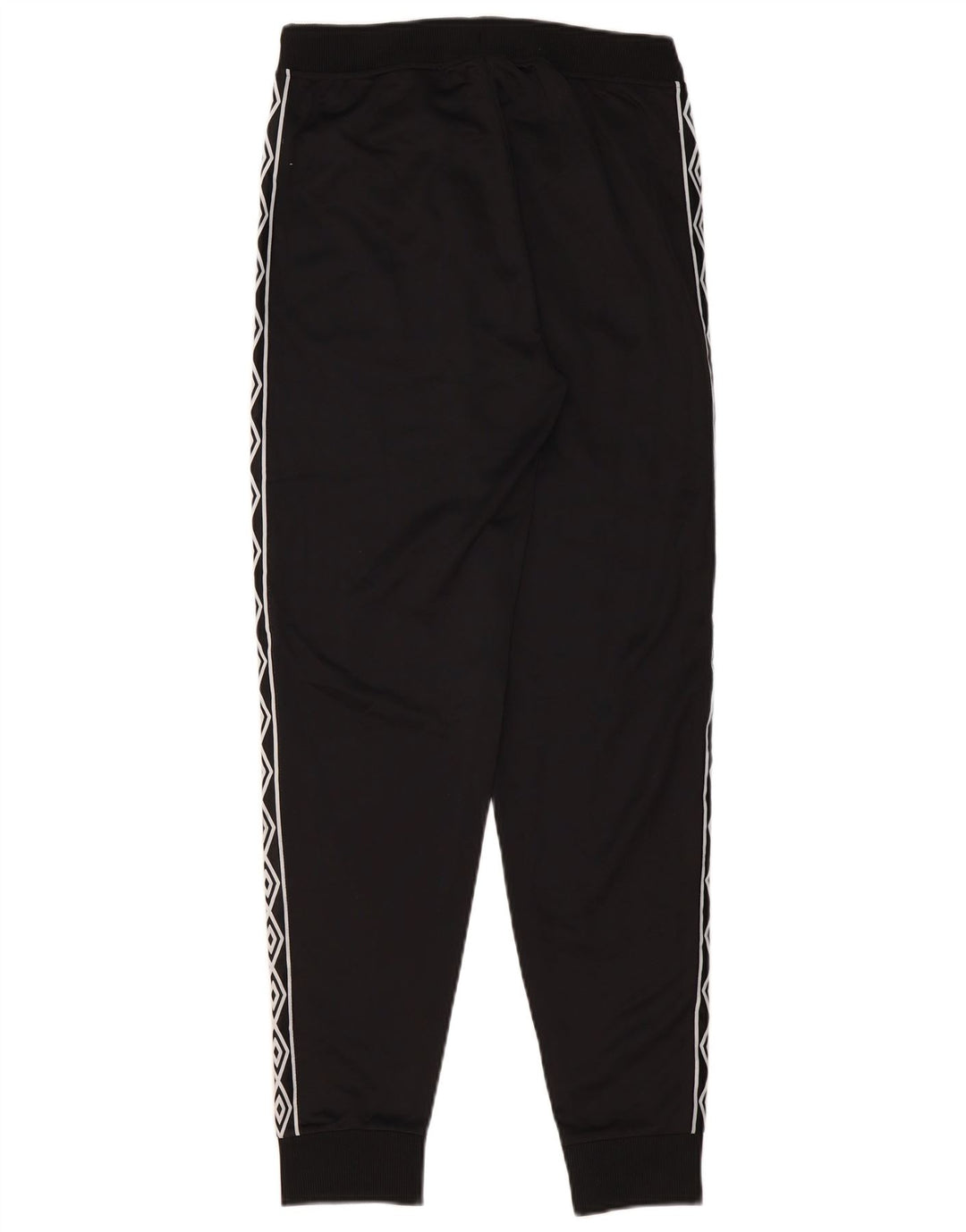 Pantaloni da tuta con grafica Umbro da uomo, pantaloni da jogging, piccoli, in poliestere nero
