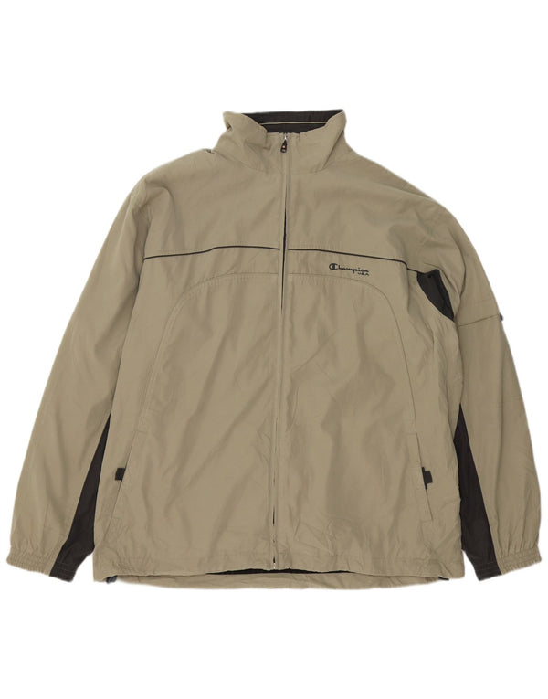 Giacca antipioggia da uomo Champion UK 44 2XL Poliestere color block kaki
