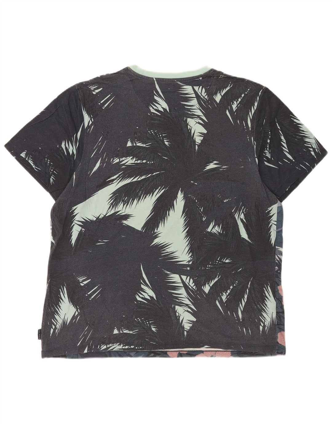 Ted Baker T-shirt grafica hawaiana da uomo di grandi dimensioni in cotone multicolore