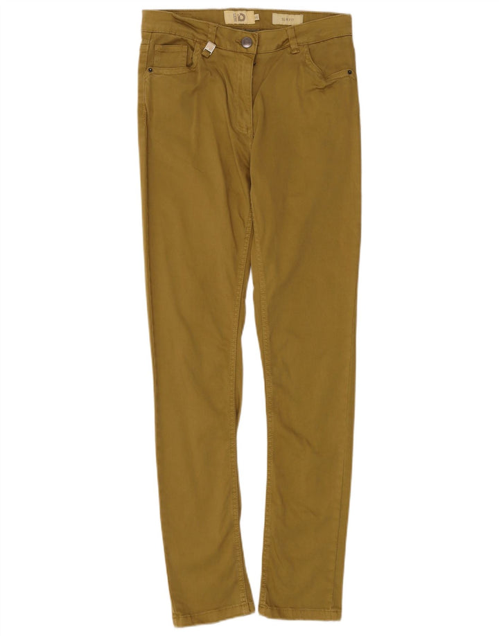 Pantaloni casual slim da donna DACK'S IT 44 medio W30 L30 cotone kaki