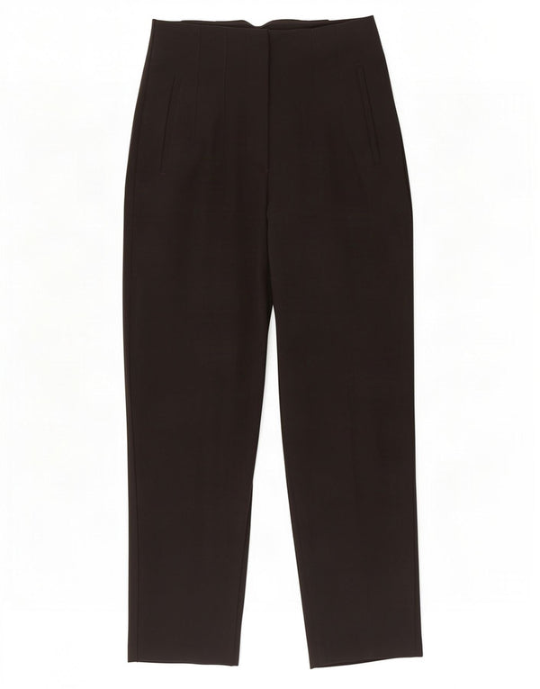 Pantaloni da abito affusolati a vita alta da donna Zara piccoli W26 L26 neri