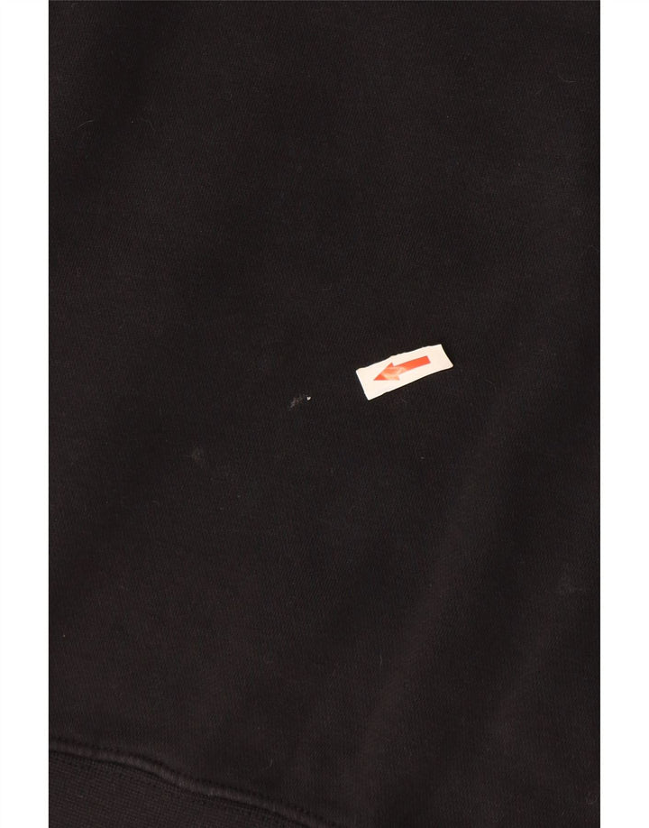 Felpa da uomo Nike Maglione grande in cotone nero