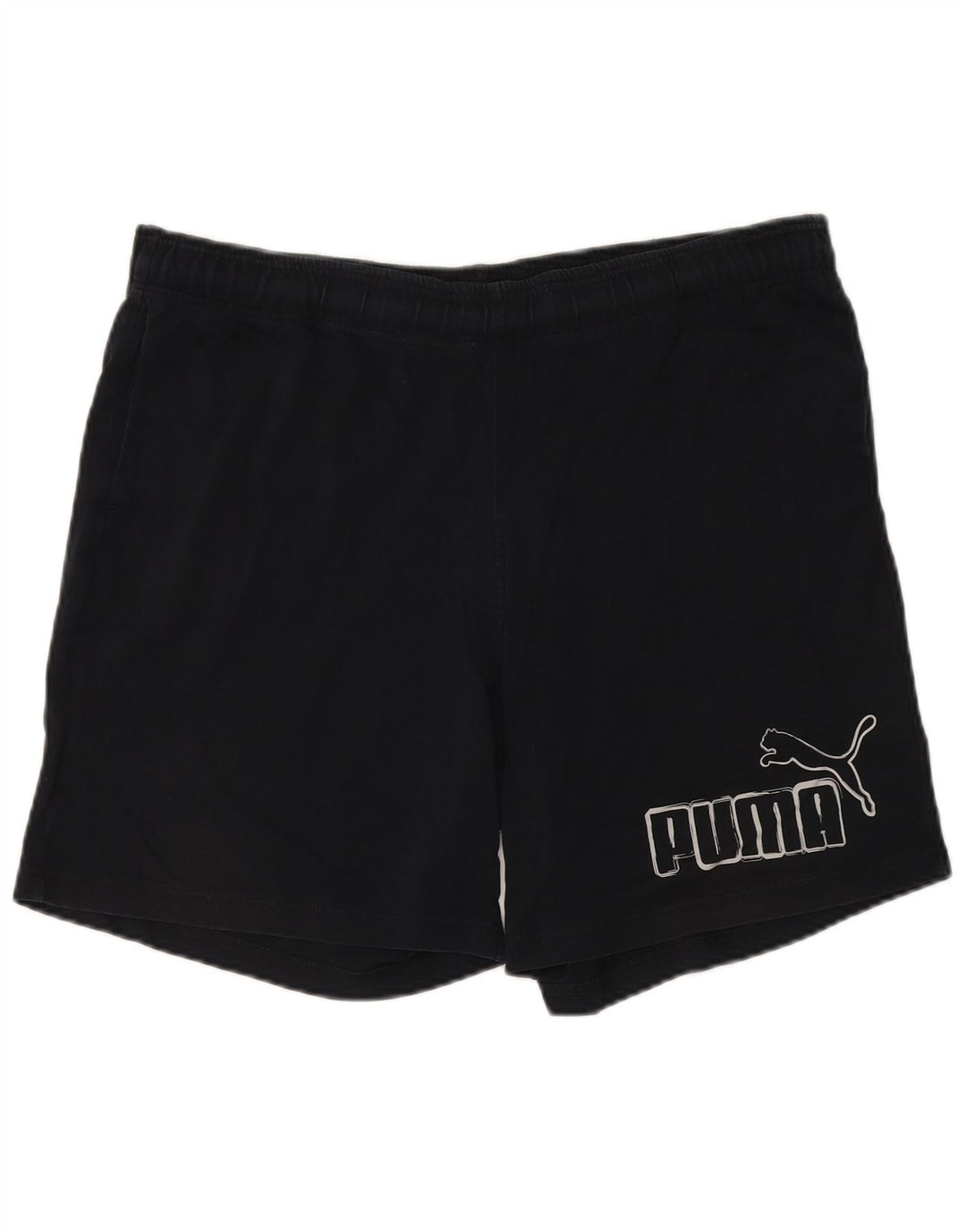 Pantaloncini sportivi grafici da uomo Puma XL poliestere nero