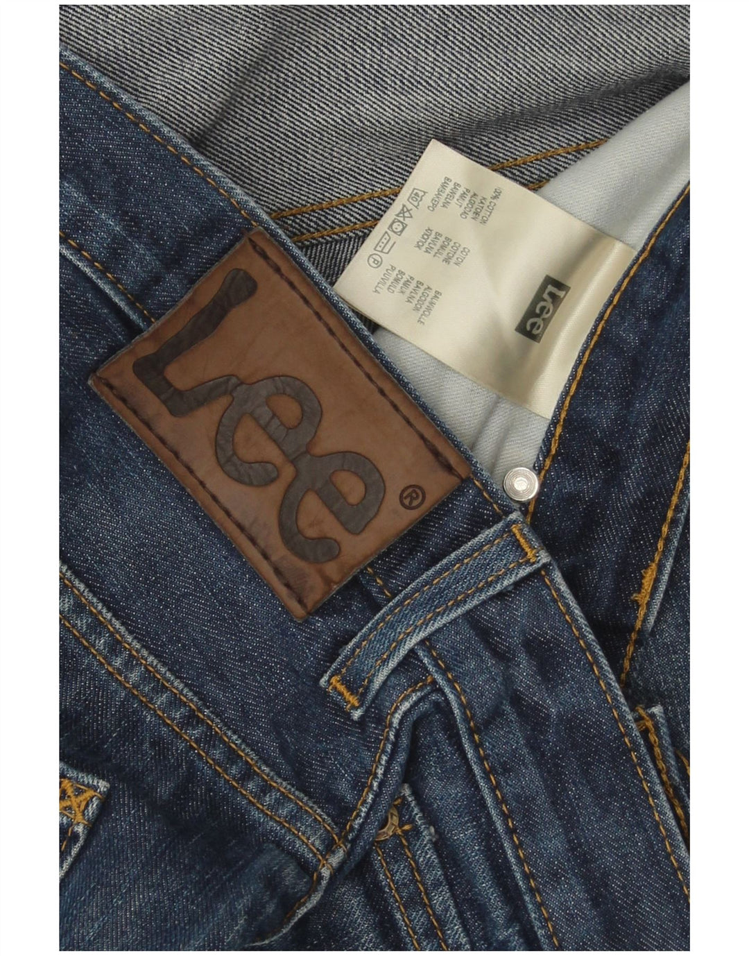 Jeans dritti Zed da uomo Lee W34 L34 cotone blu