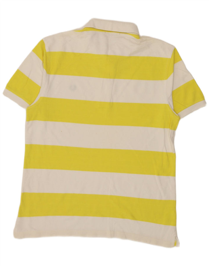 Polo da uomo Fred Perry in cotone a righe grandi gialle