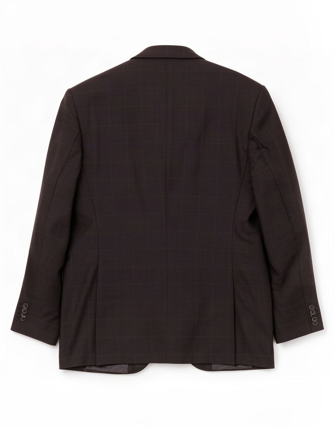 Giacca blazer da uomo a 3 bottoni Cerruti 1881 UK 38 medio blu navy a quadri