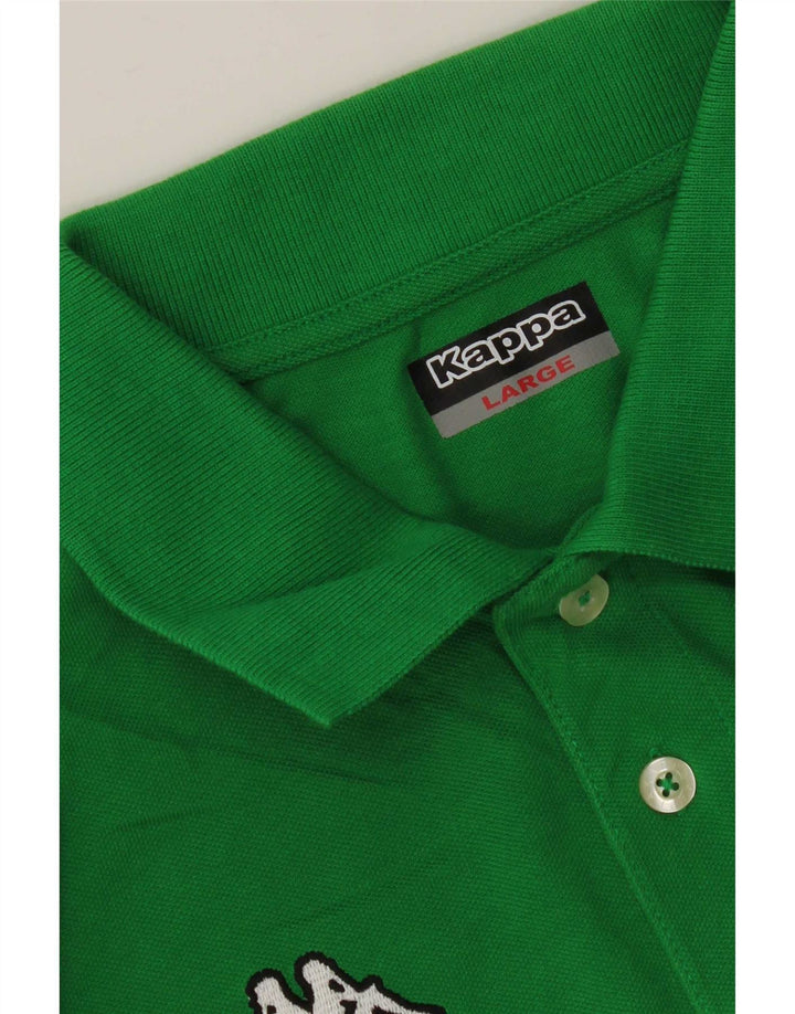 Polo Kappa da uomo grande verde