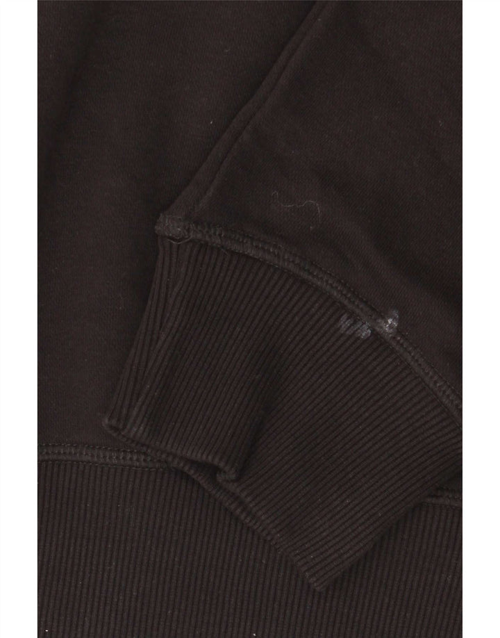 Felpa da uomo French Connection Maglione grande cotone nero