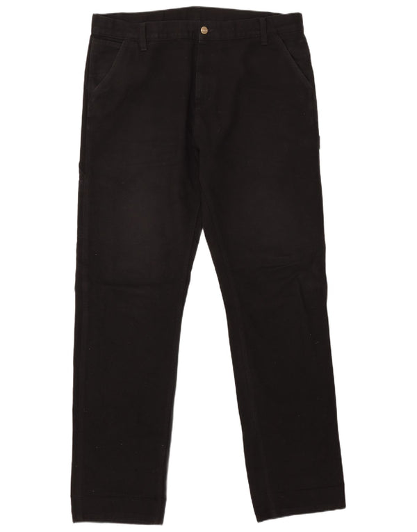 Pantaloni cargo dritti da uomo CARHARTT W36 L34 poliestere nero