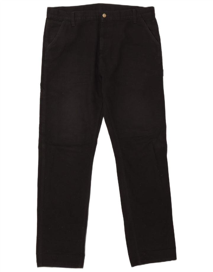 Pantaloni cargo dritti da uomo CARHARTT W36 L34 poliestere nero