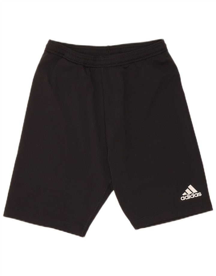 Pantaloncini sportivi ADIDAS da bambino 11-12 anni Large in poliestere nero