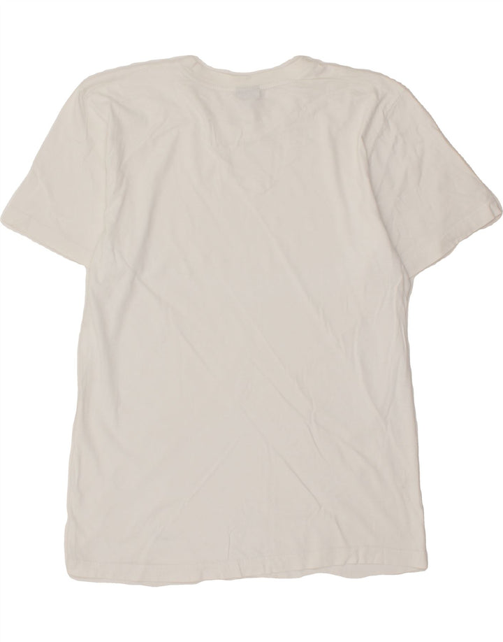 FILA Womens T-Shirt Top UK 12 Medium White Vintage Fila and Second-Hand Fila from Messina Hembry 