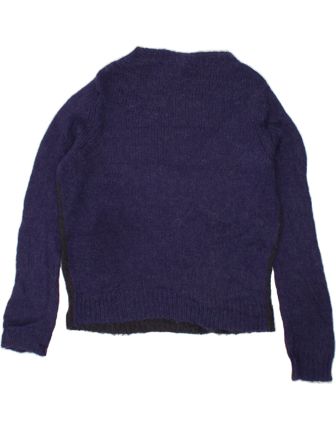 WHITE STUFF Womens Boat Neck Jumper Sweater UK 10 Small Navy Blue Vintage White Stuff and Second-Hand White Stuff from Messina Hembry 
