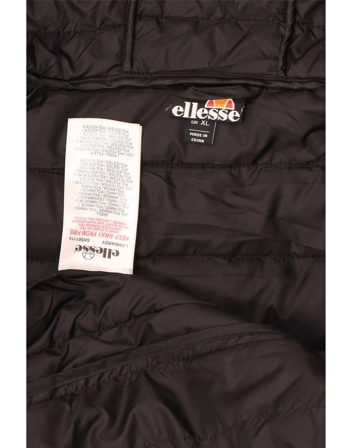 Giacca imbottita con cappuccio da uomo Ellesse UK 42 XL Poliammide grigia