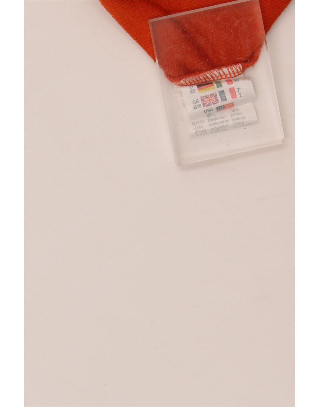 Polo da uomo LOTTO UK 36/38 Small Poliestere color block bianco