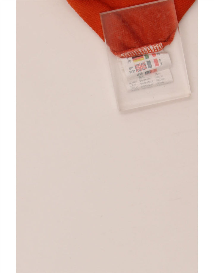 Polo da uomo LOTTO UK 36/38 Small Poliestere color block bianco