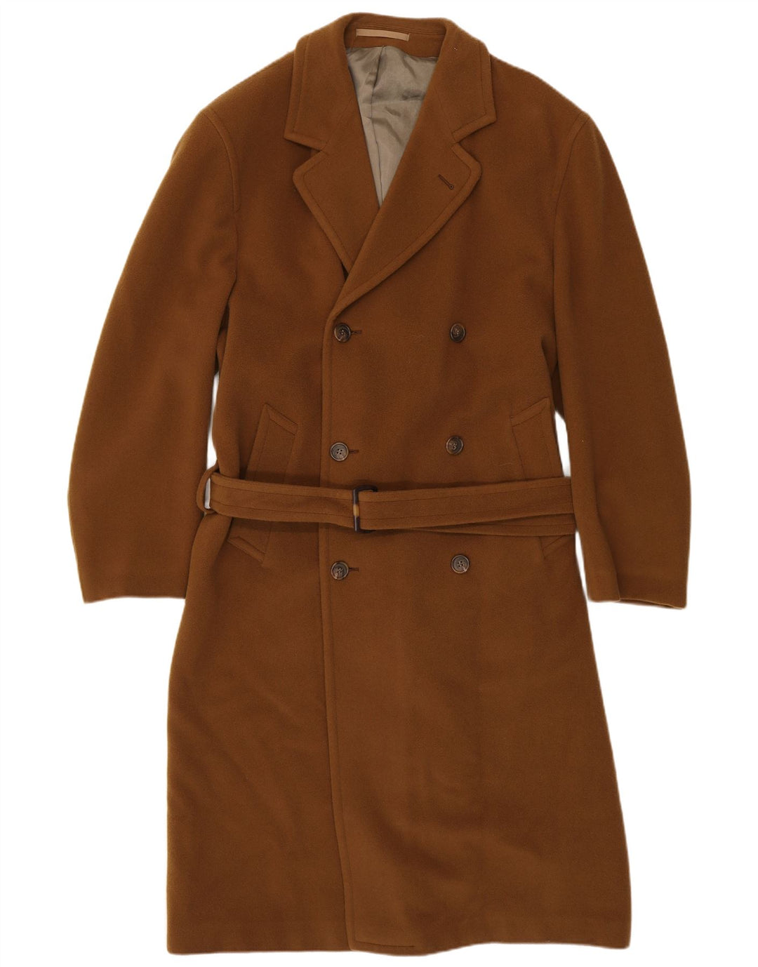 Cappotto doppiopetto da uomo VINTAGE UK 38 Marrone medio