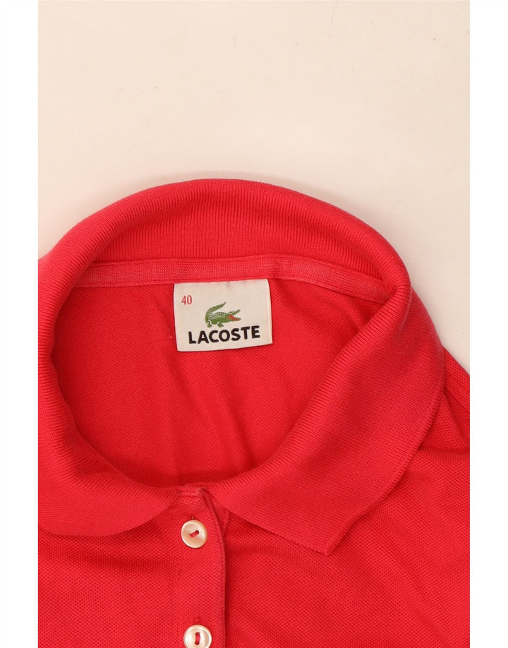 Polo da donna LACOSTE taglia 40 rosa medio