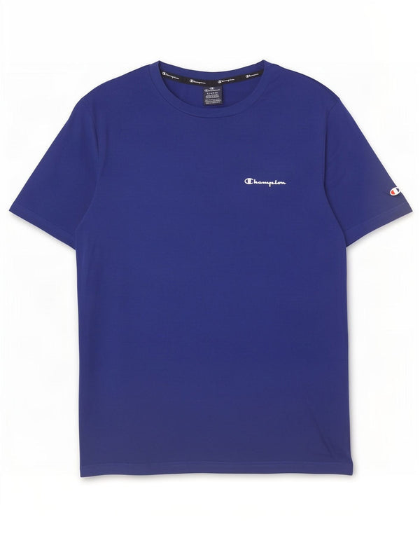 T-shirt da uomo Champion Top XL in cotone blu