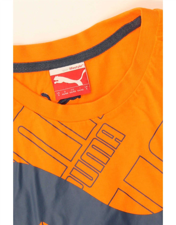 T-shirt grafica da uomo Puma Small arancione