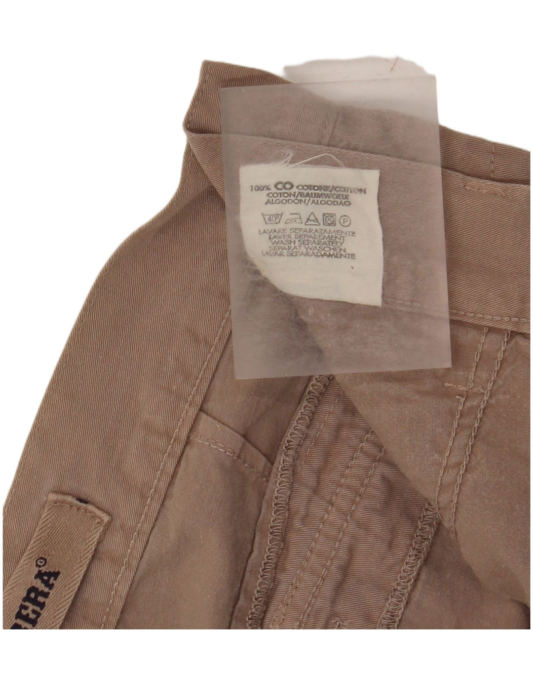 Pantaloni cargo dritti da uomo Carrera IT 48 medio W30 L34 cotone beige