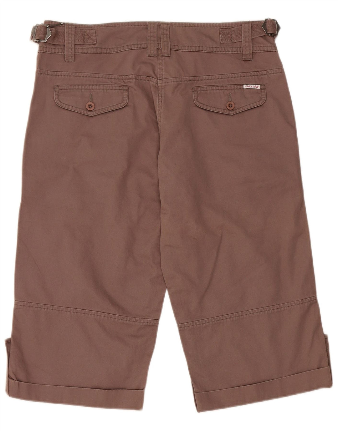 Pantaloncini chino bermuda da donna White Stuff UK 12 medi W32 cotone marrone