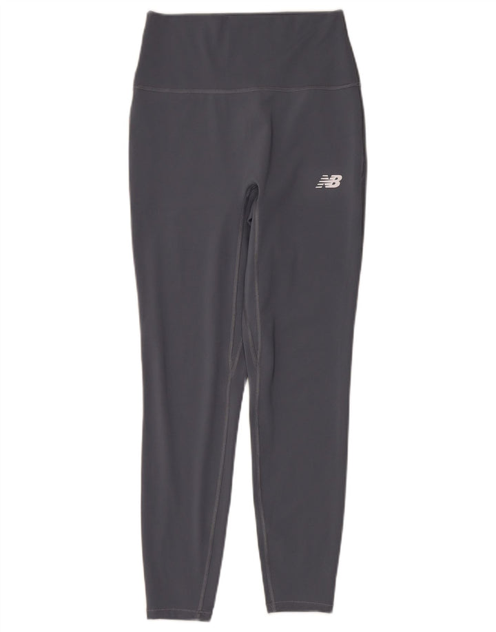 Leggings da donna New Balance UK 14 Poliestere grigio medio