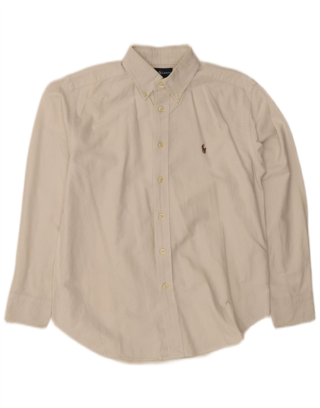 Camicia Ralph Lauren per ragazzi 9-10 anni in cotone bianco