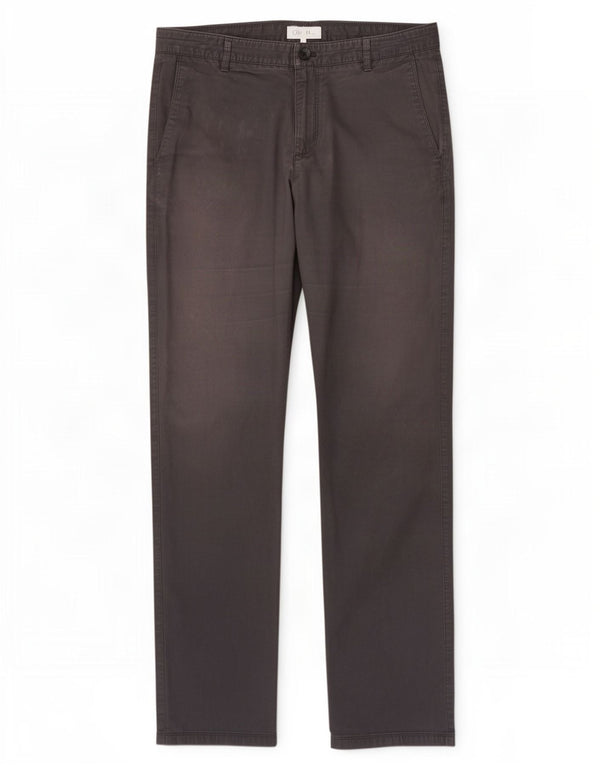 Pantaloni dritti in velluto a coste da uomo Calvin Klein W32 L34 cotone grigio